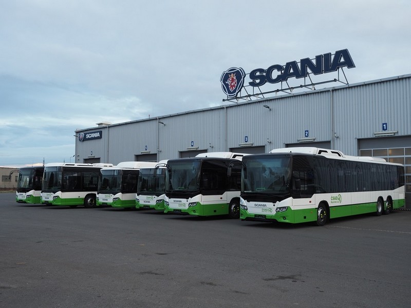 Scania předala CNG autobusy